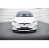 Maxton Design spoiler pod přední nárazník ver.2 pro Tesla Model X Mk1 Facelift, černý lesklý plast ABS