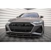 Maxton Design Carbon Division spoiler pod přední nárazník pro Audi RS6 C8, materiál pravý karbon