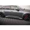 Maxton Design Carbon Division difuzory pod boční prahy pro Audi RS7 C8, materiál pravý karbon