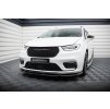 Maxton Design spoiler pod přední nárazník pro Chrysler Pacifica Mk2 Facelift, černý lesklý plast ABS