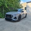 Maxton Design spoiler pod přední nárazník pro Audi E-Tron S-Line, černý lesklý plast ABS