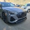 Maxton Design spoiler pod přední nárazník pro Audi E-Tron S-Line, černý lesklý plast ABS