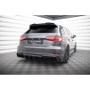 Maxton Design vložka zadního nárazníku pro Audi S3 8V FL, černý lesklý plast ABS, Sportback