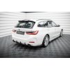 Maxton Design boční difuzory pod zadní nárazník pro BMW řada 3 G20 Facelift, G21 Facelift, černý lesklý plast ABS