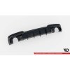 Maxton Design vložka zadního nárazníku ver.2 pro BMW řada 5 F10- F11, černý lesklý plast ABS, M-Pack, s jednoduchou koncovkou na obou stranách