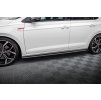 Maxton Design difuzory pod boční prahy pro Volkswagen Polo GTI Mk6 Facelift, černý lesklý plast ABS