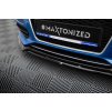Maxton Design spoiler pod přední nárazník ver.3 pro Audi A4 B8, černý lesklý plast ABS, S-line Sedan/Avant