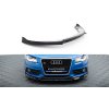 Maxton Design spoiler pod přední nárazník ver.3 pro Audi A4 B8, černý lesklý plast ABS, S-line Sedan/Avant