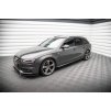 Maxton Design difuzory pod boční prahy ver.2 pro Audi A4 B8, B8 Competition Facelift, B8 FL, černý lesklý plast ABS, S-line Sedan/Avant