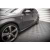 Maxton Design difuzory pod boční prahy ver.2 pro Audi A4 B8, B8 Competition Facelift, B8 FL, černý lesklý plast ABS, S-line Sedan/Avant