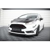 Maxton Design spoiler pod přední nárazník ver.4 pro Ford Fiesta ST Mk7 Facelift, černý lesklý plast ABS