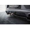 Maxton Design středový spoiler zadního nárazníku pro Porsche Cayenne Mk3 Facelift, černý lesklý plast ABS