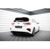 Maxton Design "Street Pro" difuzor zadního nárazníku pro Kia Cee'd Mk 3/Pro Ceed GT, plast ABS bez povrchové úpravy, s černou a červenou linkou