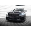 Maxton Design spoiler pod přední nárazník ver.4 pro BMW řada 7 G11 Facelift M-Pack, černý lesklý plast ABS