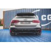 Maxton Design vložka zadního nárazníku pro Audi RS7 C8, černý lesklý plast ABS