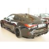 Rieger spoiler pod zadní nárazník na levé straně pro BMW řada 4 G83 M4 kabriolet r.v. 06/21-, plast ABS lakovaný do černé lesklé barvy