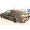 Rieger spoiler pod zadní nárazník na levé straně pro BMW řada 4 G83 M4 kabriolet r.v. 06/21-, plast ABS lakovaný do černé lesklé barvy