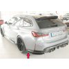 Rieger spoiler pod zadní nárazník na levé straně pro BMW řada 3 G81 M3 touring r.v. 07/22-, plast ABS lakovaný do černé lesklé barvy