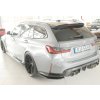 Rieger spoiler pod zadní nárazník na levé straně pro BMW Řada 3 G80 M3 CS G34MKS sedan r.v. 01/23-, plast ABS lakovaný do černé lesklé barvy