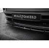 Maxton Design spoiler pod přední nárazník pro Porsche Macan GTS Mk1 Facelift 2, černý lesklý plast ABS