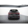 Maxton Design středový spoiler pod zadní nárazník s žebrováním pro Audi SQ8 Mk 1 FL, černý lesklý plast ABS