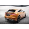 Maxton Design prodloužení spoileru ver.1 pro Audi Q8 Mk 1 FL, černý lesklý plast ABS, S-Line