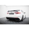 Maxton Design prodloužení spoileru 3d pro Alfa Romeo Giulia Qaudrifoglio, černý lesklý plast ABS