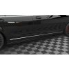 Maxton Design difuzory pod boční prahy pro Mercedes třída S W222 Standard, černý lesklý plast ABS, Long, Long Facelift