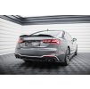 Maxton Design prodloužení spoileru 3d pro Audi A5 F5 FL, černý lesklý plast ABS, S-Line Coupe