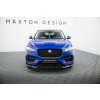 Maxton Design spoiler pod přední nárazník pro Jaguar F-Pace R-Sport Mk1, černý lesklý plast ABS