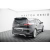 Maxton Design středový spoiler pod zadní nárazník s žebrováním pro Renault Espace Mk5 Facelift, černý lesklý plast ABS