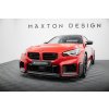 Maxton Design spoiler pod přední nárazník pro BMW M2 G87, černý lesklý plast ABS, M-Performance