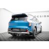 Maxton Design spoiler pod zadní nárazník s žebrováním pro Kia EV9 Mk1 GT-Line, černý lesklý plast ABS