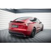 Maxton Design spoiler pod zadní nárazník s žebrováním v.2 pro Tesla Model 3 Mk1 Project Highland Facelift, černý lesklý plast ABS