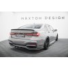 Maxton Design spoiler pod zadní nárazník pro BMW řada 7 G11 Facelift M-Pack, materiál pravý karbon