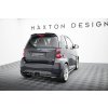 Maxton Design prodloužení spoileru pro Smart Fortwo C451 Facelift, černý lesklý plast ABS, Brabus