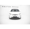 Maxton Design spoiler pod přední nárazník ver.3 pro Tesla Model X Mk1 Facelift, černý lesklý plast ABS