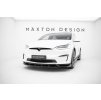 Maxton Design spoiler pod přední nárazník ver.3 pro Tesla Model X Mk1 Facelift, černý lesklý plast ABS