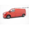 Maxton Design difuzory pod boční prahy pro Ford Transit Custom Mk2, černý lesklý plast ABS