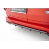 Maxton Design spoiler pod zadní nárazník s žebrováním pro Ford Transit Custom Mk2, černý lesklý plast ABS