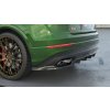 Maxton Design spoiler pod zadní nárazník s žebrováním pro Audi Q8 Mk 1 FL, černý lesklý plast ABS