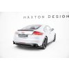 Maxton Design středový spoiler pod zadní nárazník pro Audi TT 8J Facelift, černý lesklý plast ABS, S-Line