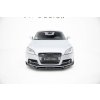 Maxton Design spoiler pod přední nárazník ver.3 pro Audi TT S Mk2 (8J), Mk2 (8J) Facelift, černý lesklý plast ABS