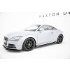 Maxton Design "Street Pro" difuzory pod boční prahy s křidélky pro Audi TT S Mk2 (8J), Mk2 (8J) Facelift, černý lesklý plast ABS
