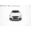 Maxton Design spoiler pod přední nárazník ver.2 pro Audi TT 8J Facelift, černý lesklý plast ABS, S-Line