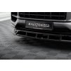 Maxton Design spoiler pod přední nárazník pro Porsche Cayenne Mk3 Facelift, černý lesklý plast ABS, Turbo E-Hybrid, Sport Design SUV / Coupe - S/ E-Hybrid/ S E-Hybrid