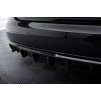 Maxton Design vložka zadního nárazníku pro Audi A4 B8, černý lesklý plast ABS, Sedan/Avant, verze s dvojitou koncovkou na jedné straně