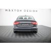 Maxton Design vložka zadního nárazníku pro Audi A4 B8 FL, černý lesklý plast ABS, Sedan/Avant, verze s dvojitou koncovkou na jedné straně