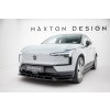 Maxton Design spoiler pod přední nárazník pro Volvo EX30 Mk1, černý lesklý plast ABS