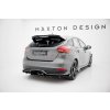 Maxton Design ''Street Pro'' difuzory pod boční prahy s křidélky pro Ford Focus ST Mk3 Facelift, plast ABS bez povrchové úpravy, s červenou linkou